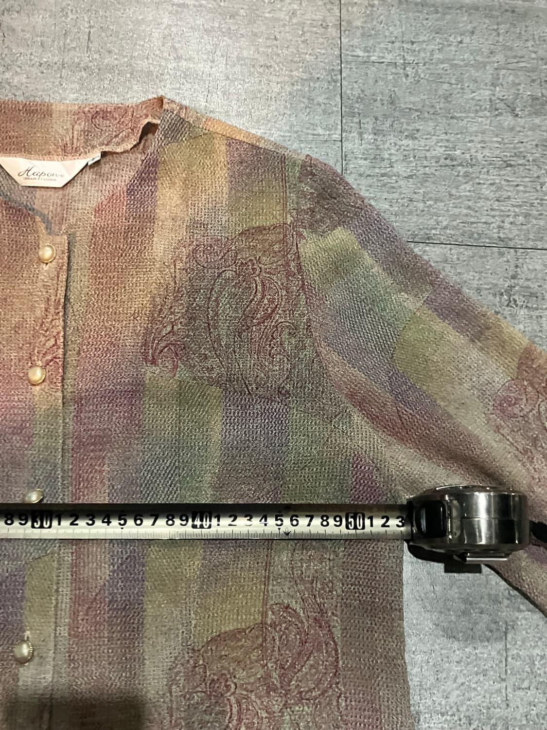 일본빈티지 Hapon 하구미모리걸 달천깔페어리 레인보우블라우스 상품이미지2