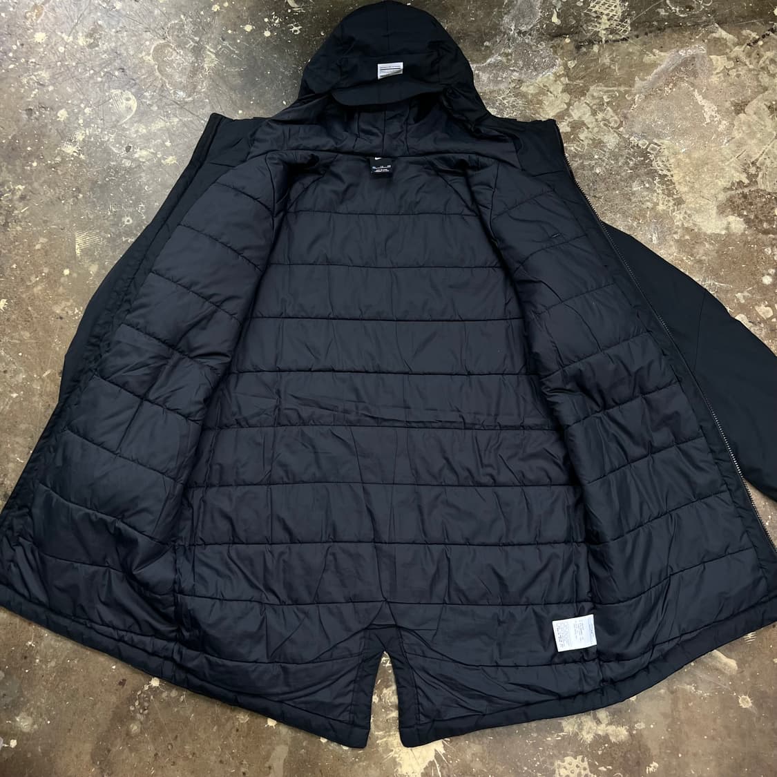 XXL) 나이키 빅스우시 로고 후드 패딩 필드자켓 점퍼 벤치파카 상품이미지4