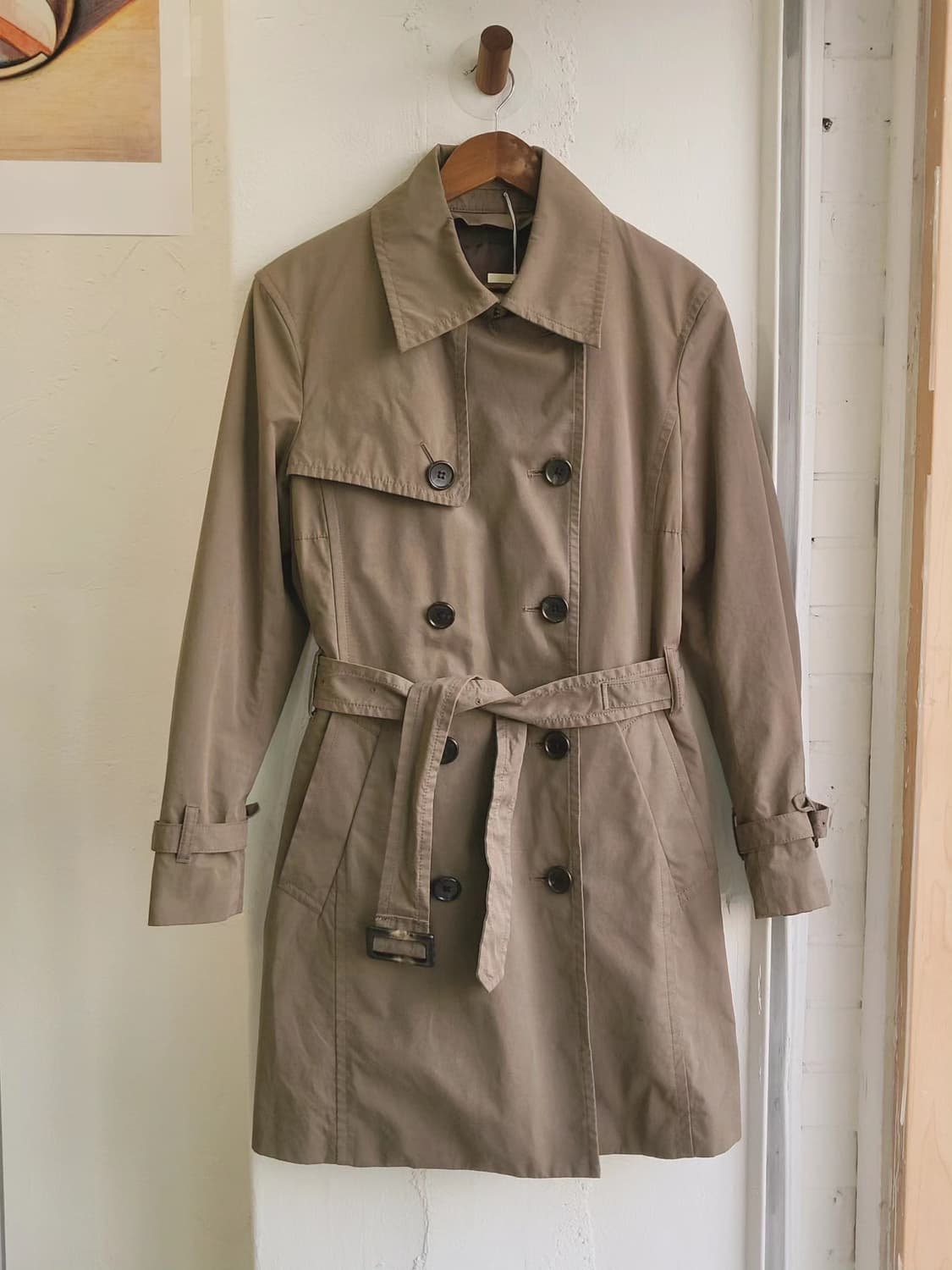 카키 내피 트렌치코트 상품이미지3