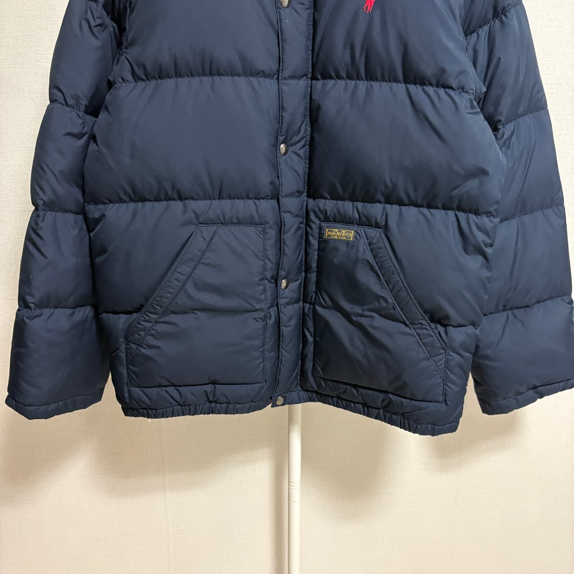 폴로 랄프로렌 덕다운 푸퍼 오리털 패딩 / 네이비, XL 상품이미지3