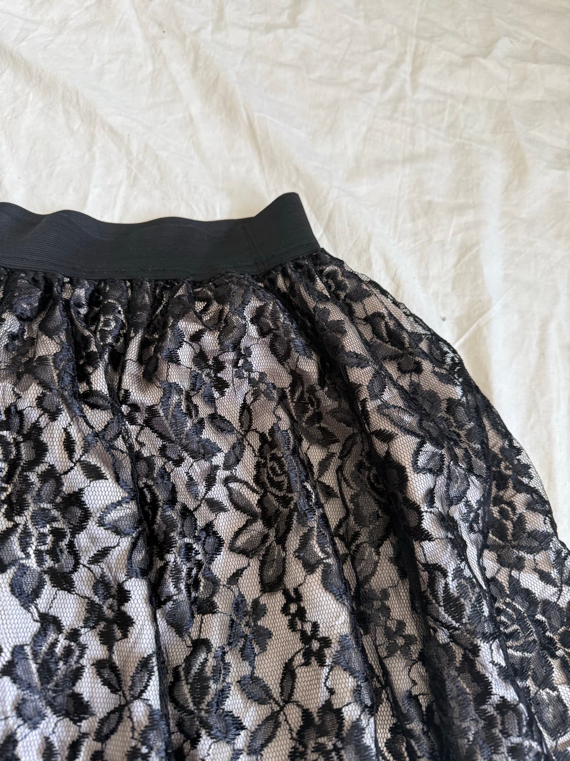 블랙 오리엔탈 미니 스커트 상품이미지3