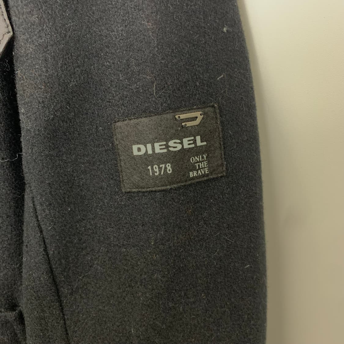 디젤 블랙 울 투웨이 피코트 상품이미지4