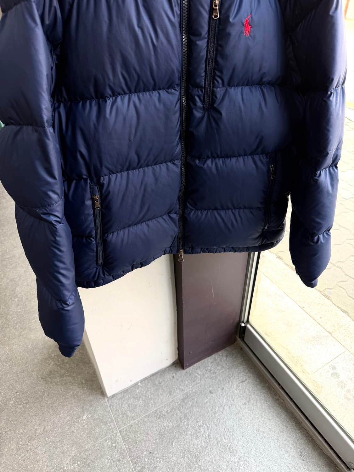 XL/ 폴로 랄프로렌 고햄 후디드 다운 패딩 점퍼 상품이미지6