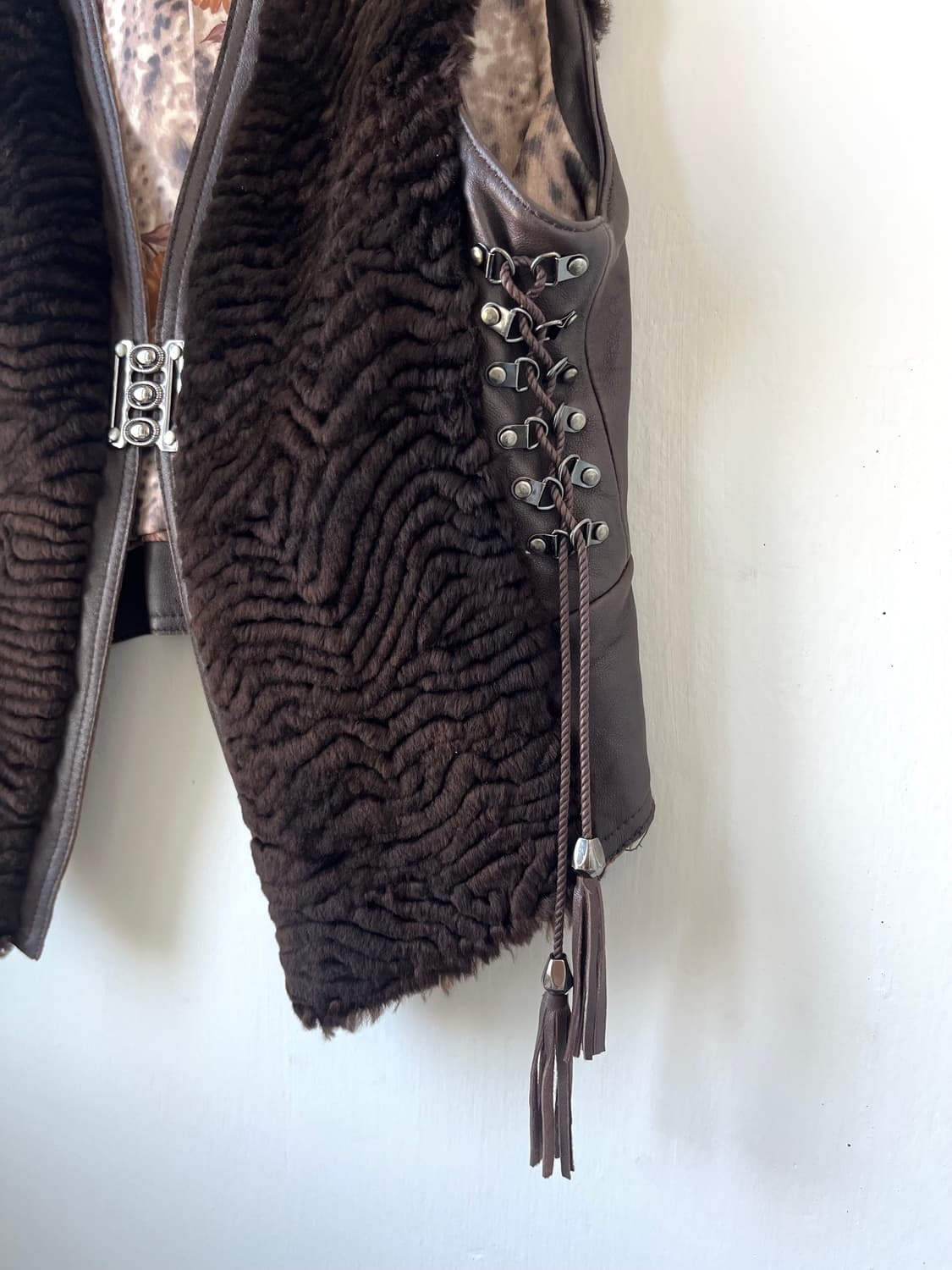 Antique fur vest 상품이미지3