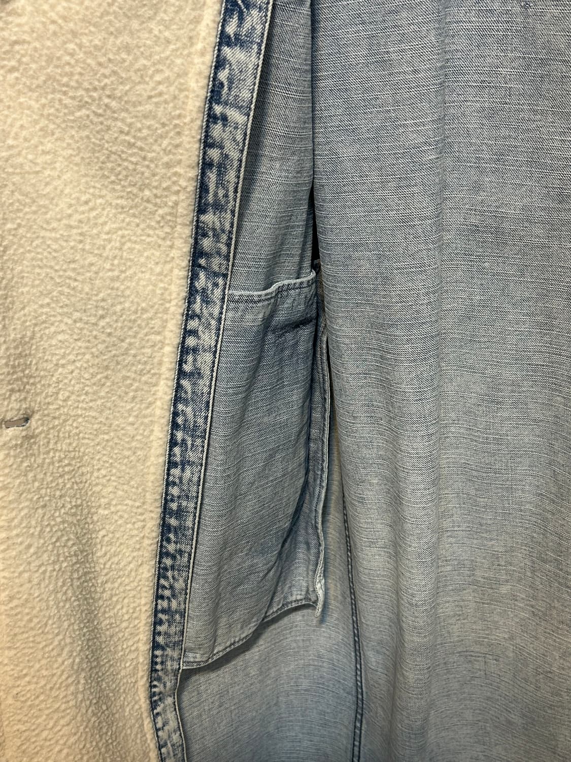 시스템 데님 보아 안감 롱 자켓 상품이미지9