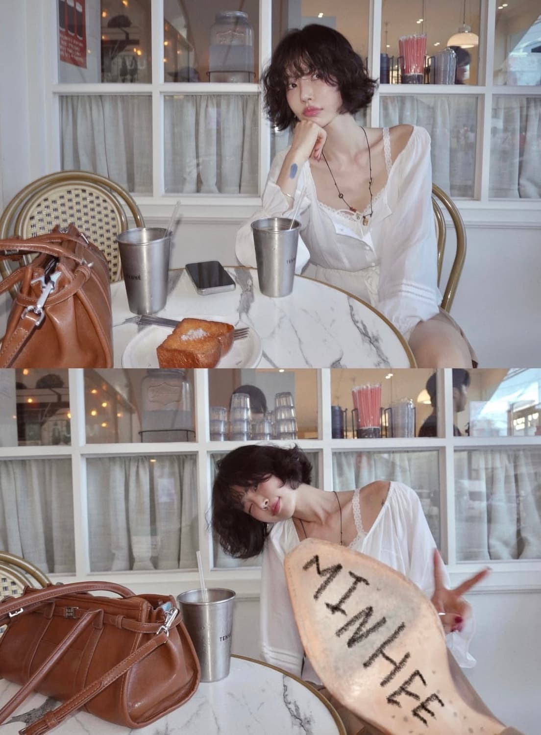 (새상품) 페일제이드 보헤미안 버튼 블라우스 화이트 상품이미지2