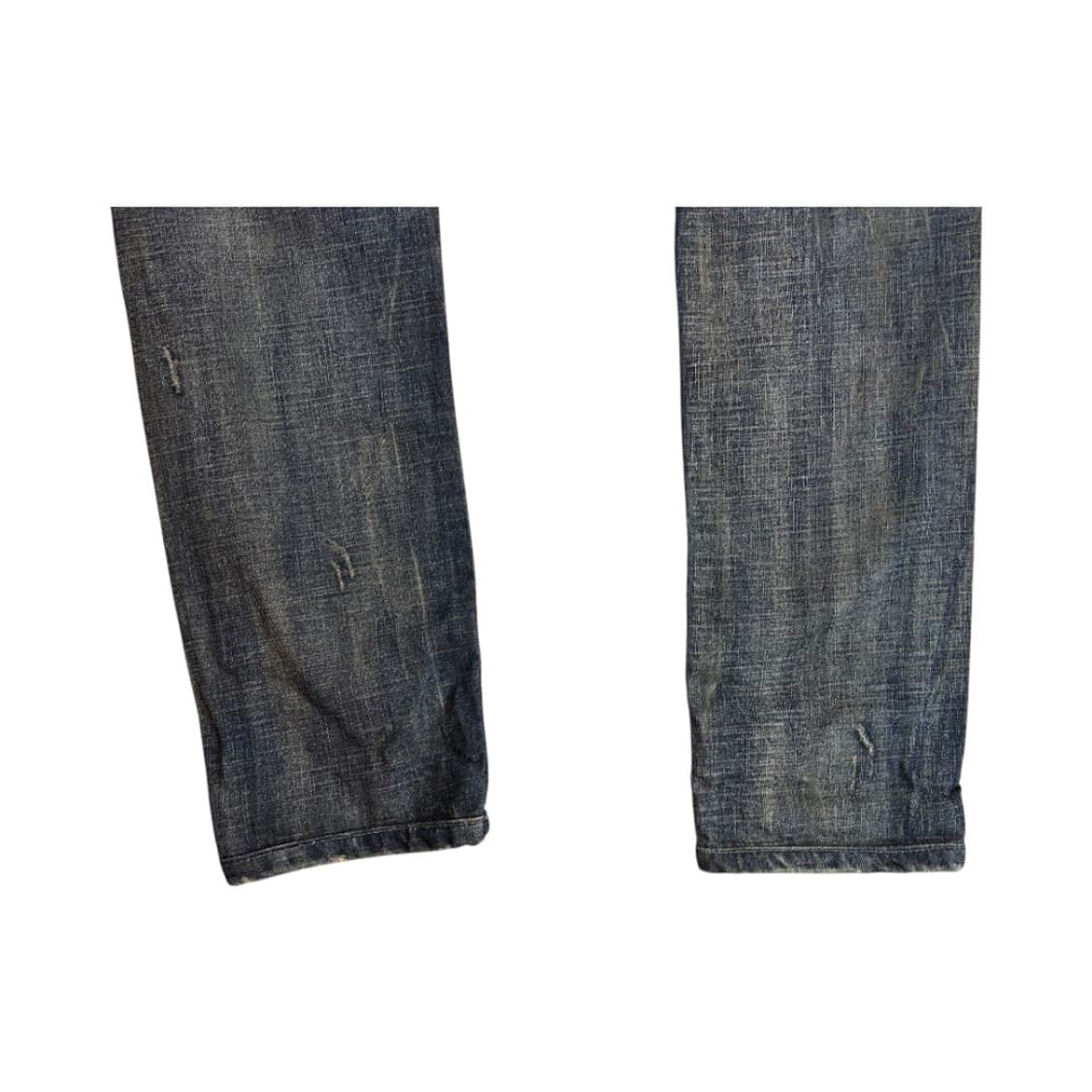 (M) 에비수 인디고 빅갈매기 동양화 포인트 워싱 데님팬츠 BD-012 상품이미지10