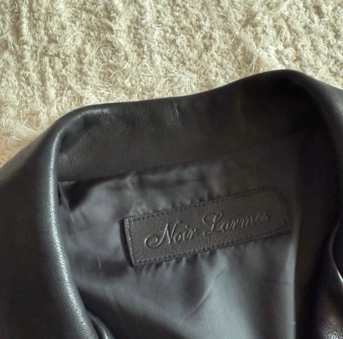 누아르 라르메스 램스킨 라이더 자켓 상품이미지6