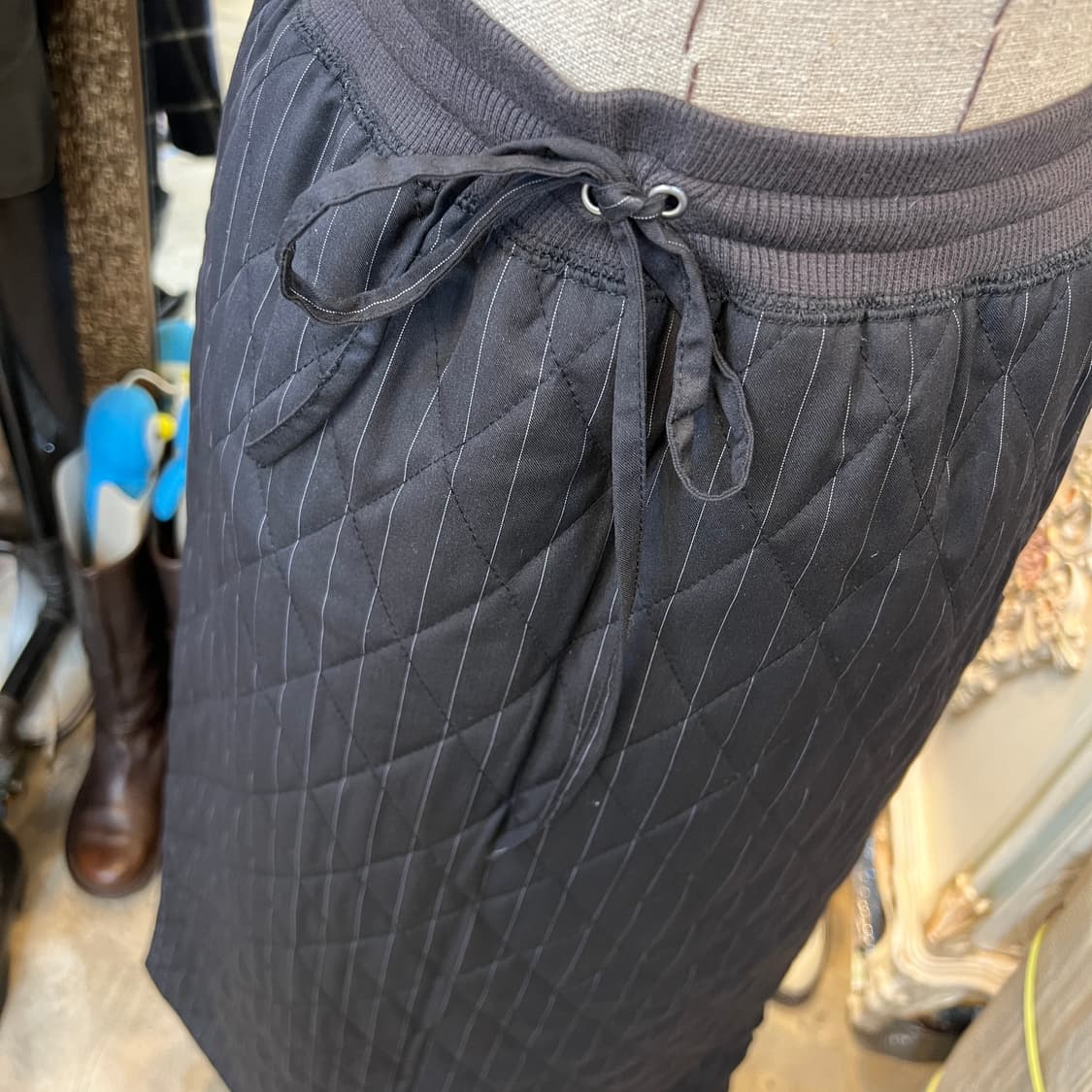 Comme ca 퀼팅 롱 스커트 상품이미지6