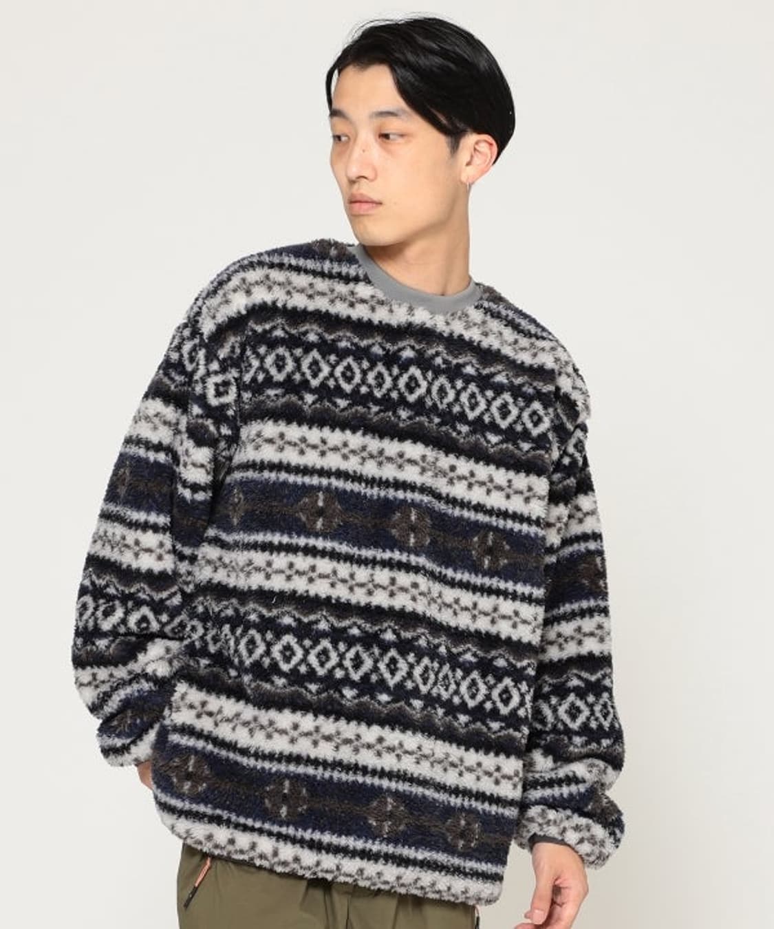 빔즈 BEAMS Nordic Crewneck Fleece 상품이미지4