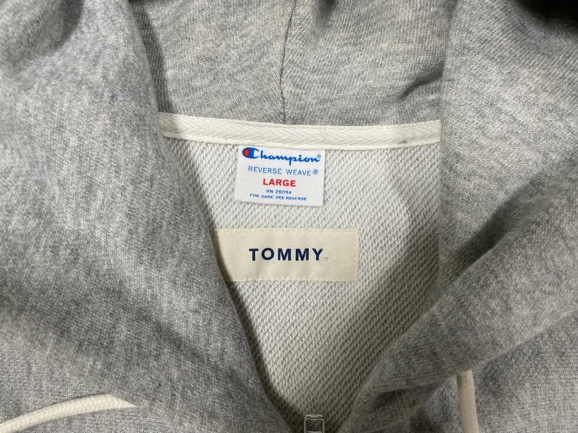 95) 80's 복각 챔피온X타미 리버스위브 후드집업 상품이미지4
