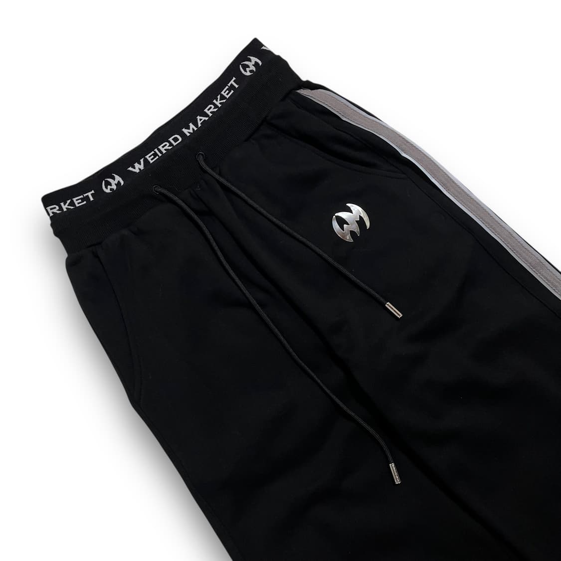 위어드 마켓 복서 로고 프리브 삼선 코튼 다크 트랙팬츠 상품이미지2