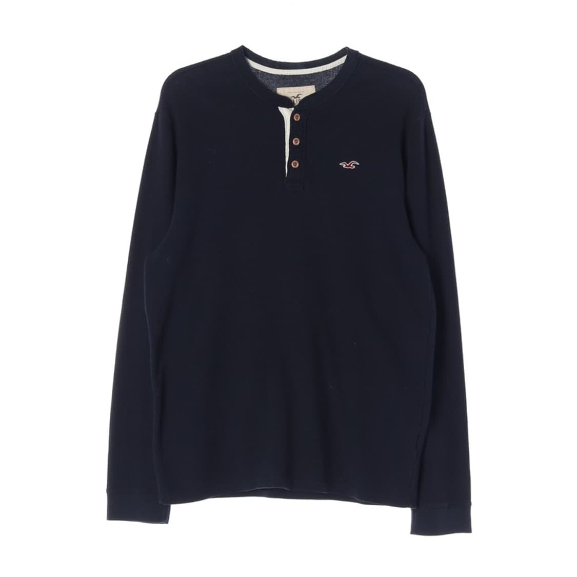 홀리스터 와플 헨리넥 긴팔 티셔츠 L 상품이미지1