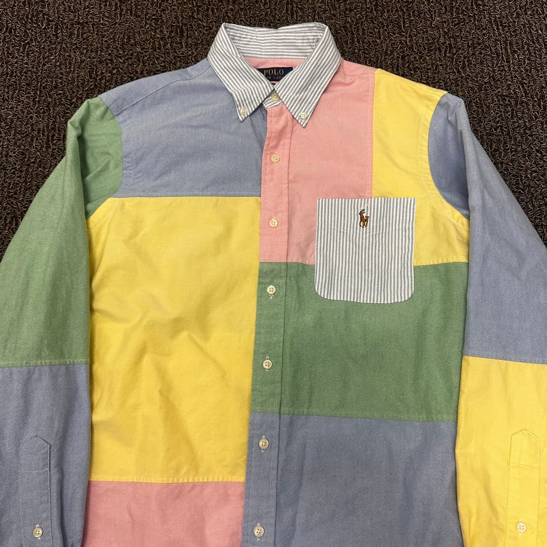 POLO 폴로 랄프로렌 신상 멀티컬러 셔츠 클래식핏 M 상품이미지3