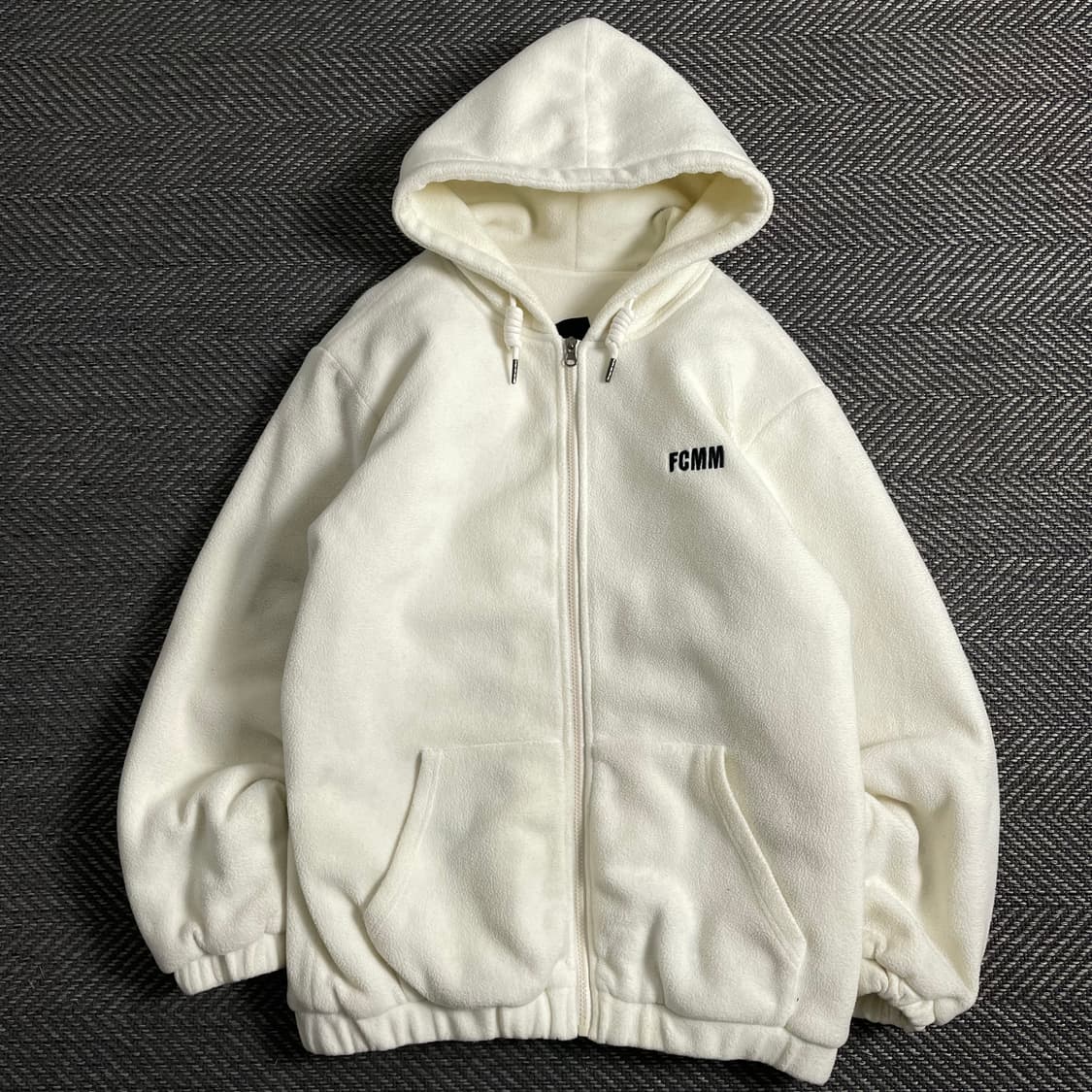 FCMM 빅로고 누빔 루즈핏 플리스 후드집업y 3871 상품이미지6