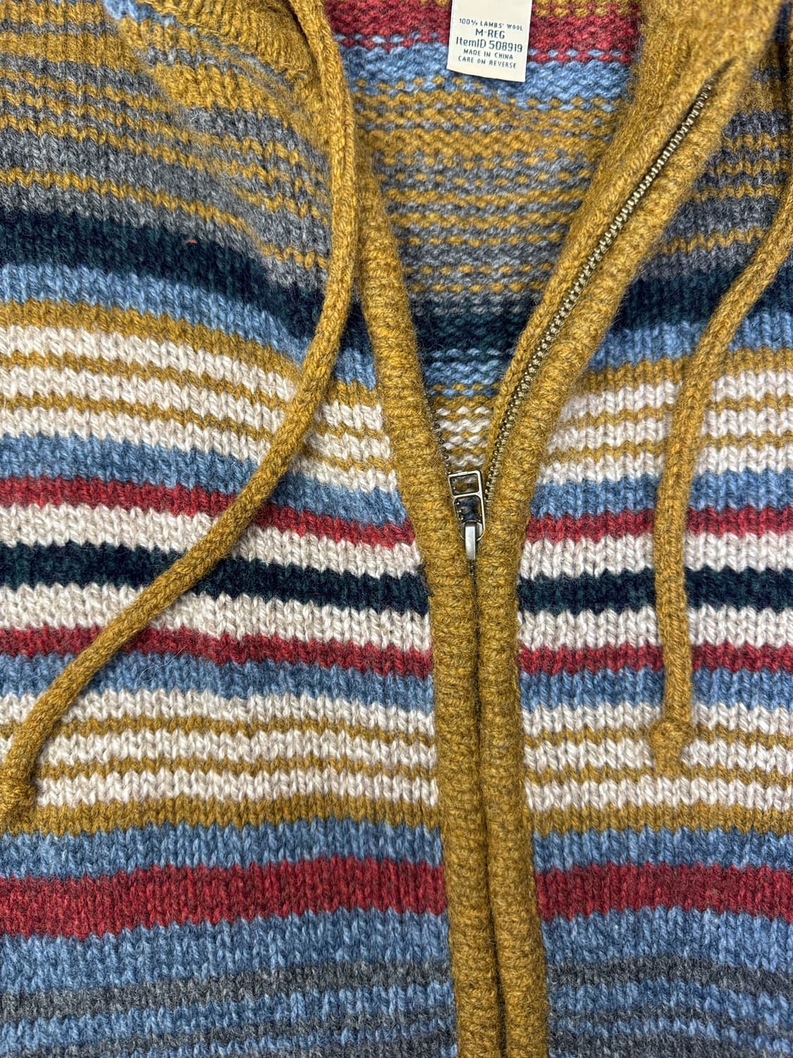 엘엘빈 L.L.Bean 램스울 멀티스트라이프 집업후드 M 상품이미지3