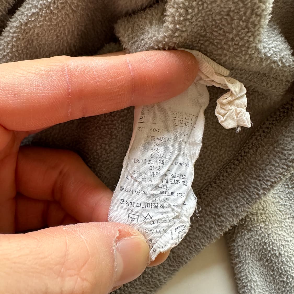 폴로 그레이 플리스 후리스 반집업 상품이미지4