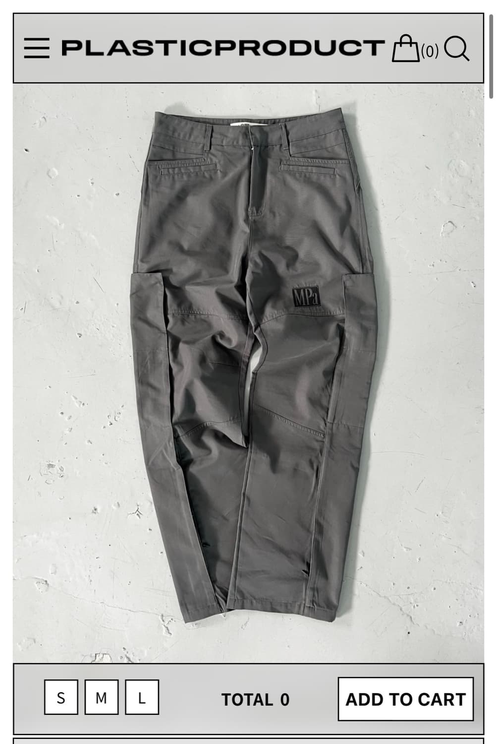 플라스틱프로덕트 MPa MULTI PANEL CARGO PANTS  상품이미지3