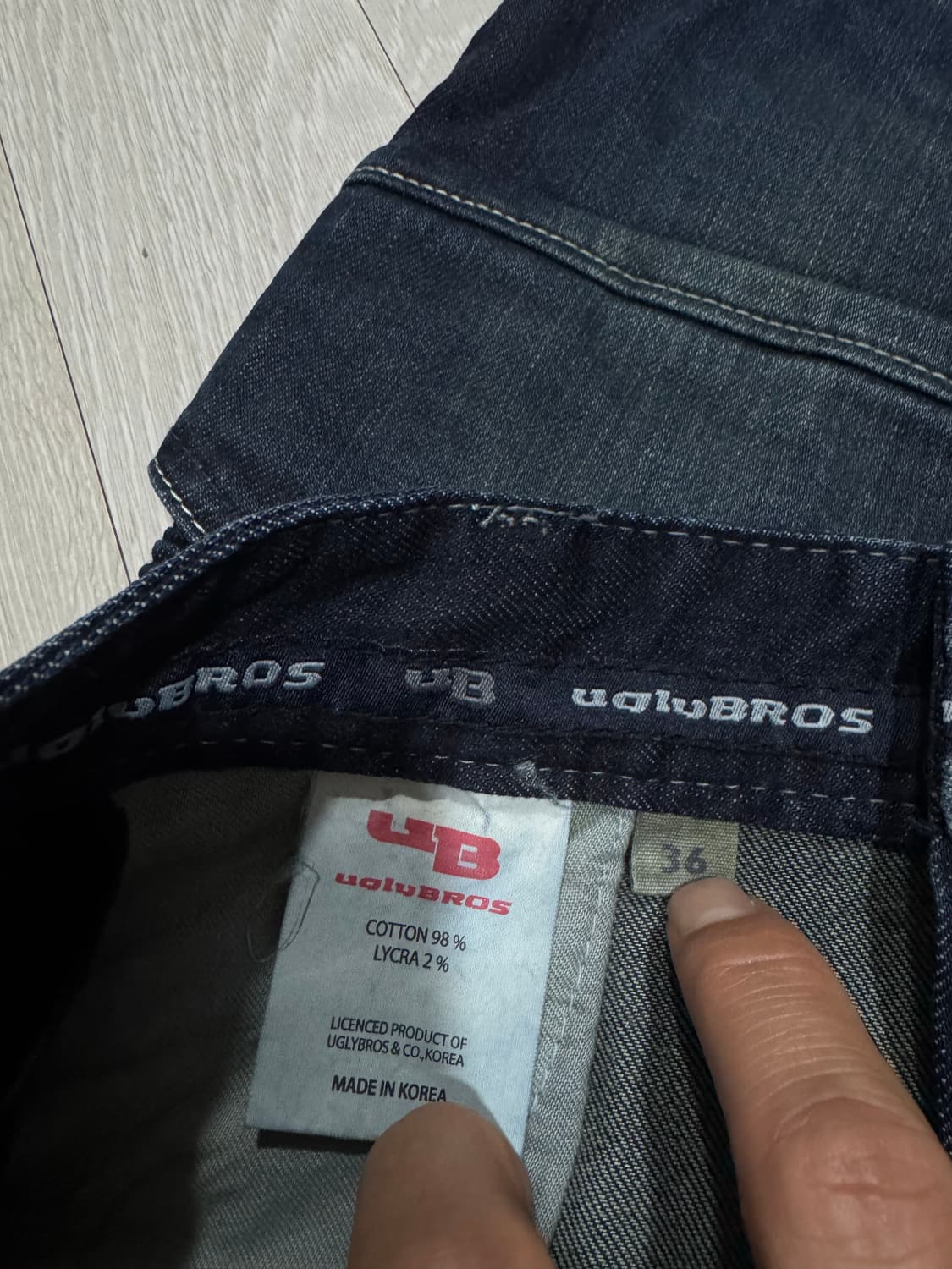 어글리브로스 라이더 청바지 상품이미지3