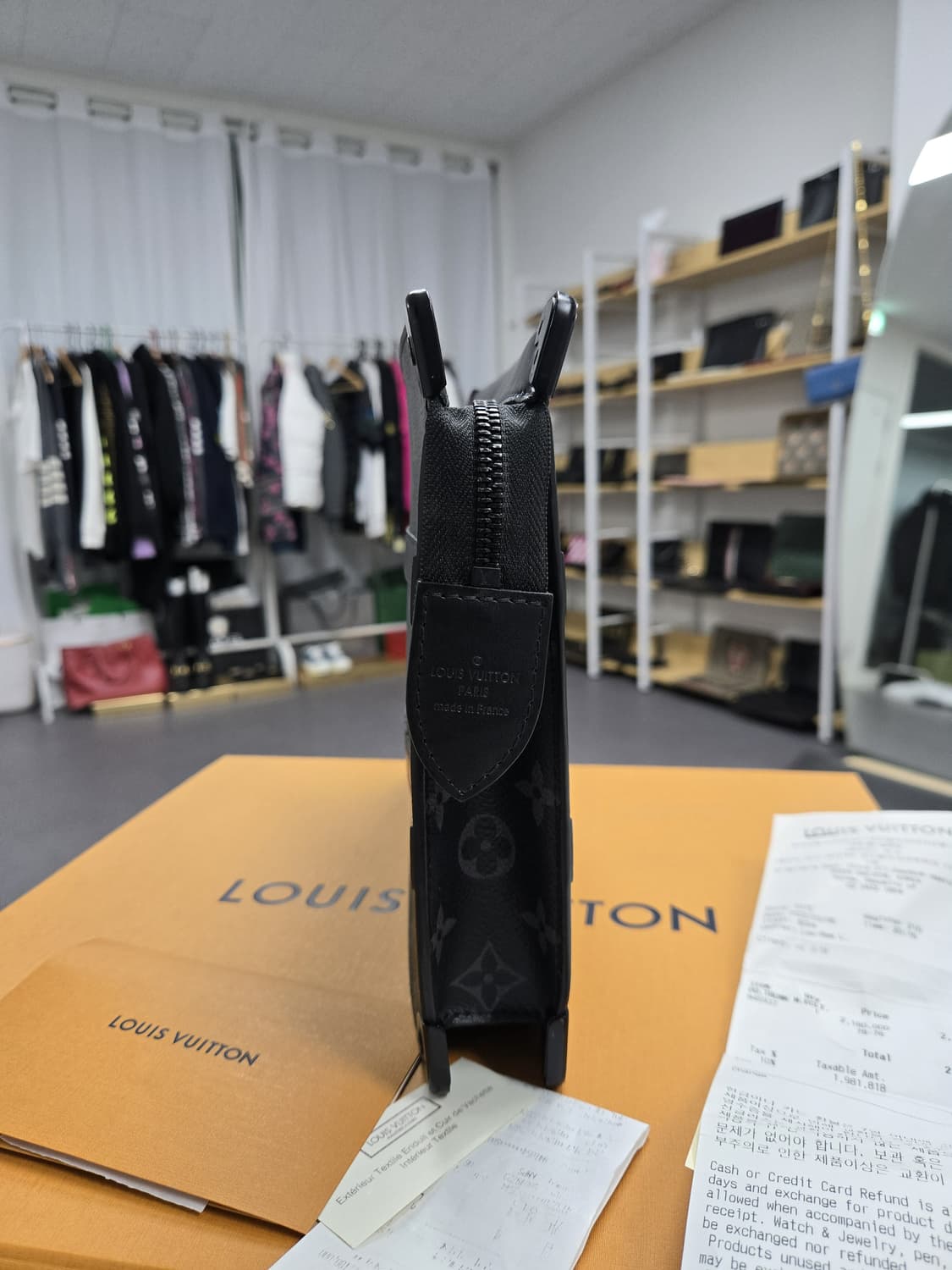 [A급컨디션]루이비통 이클립스 트렁크 클러치백 상품이미지3