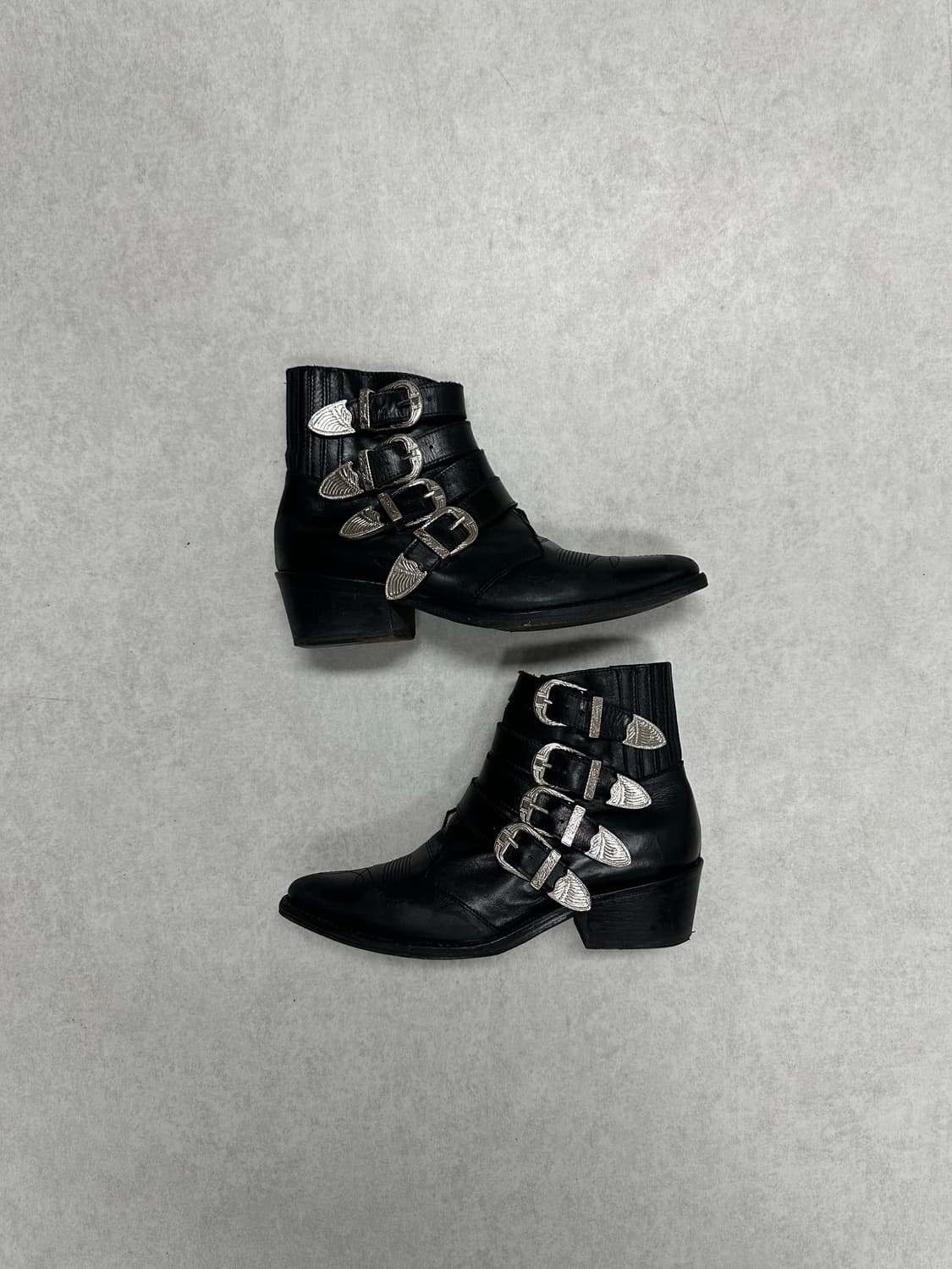  TOGA PULLA 가죽 버클 웨스턴 부츠  상품이미지1