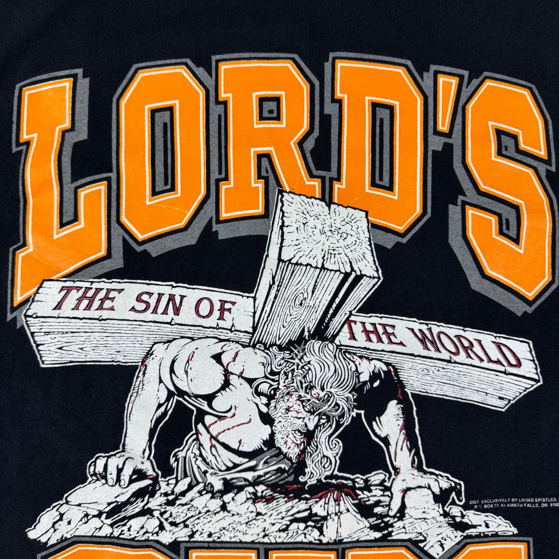 빈티지 90s Jesus Lord's Gym 지저스 로드짐 티셔츠 상품이미지6