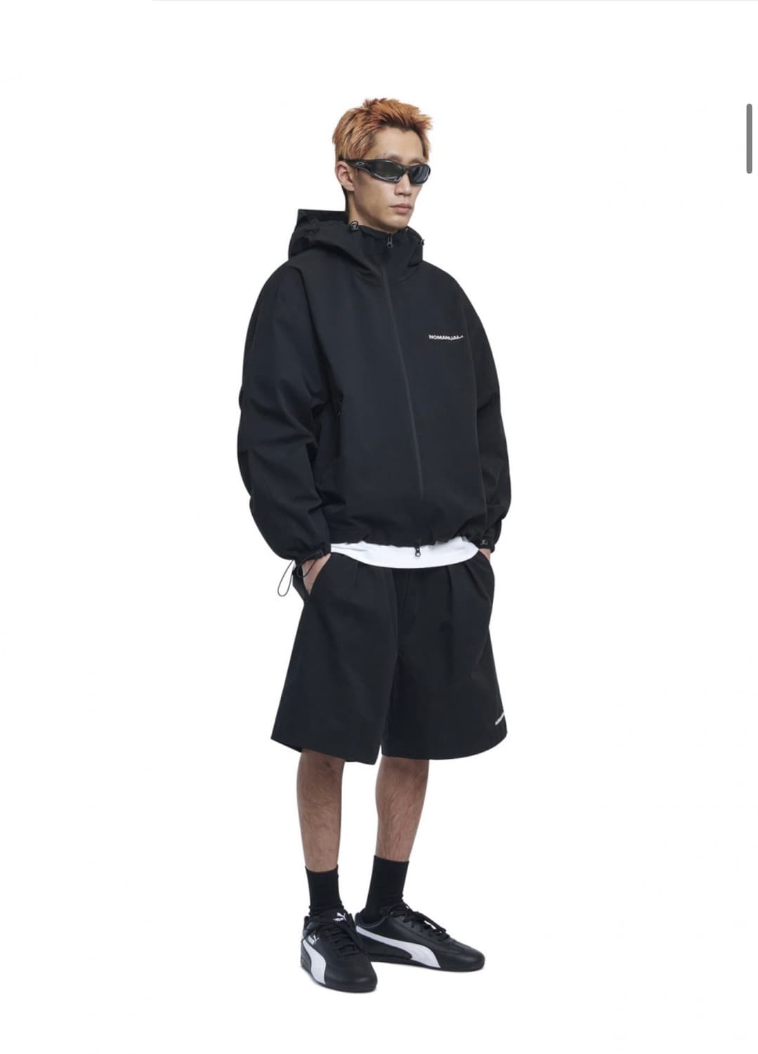 노매뉴얼 바람막이(penon wind shell) 블랙 XL 새상품 상품이미지2