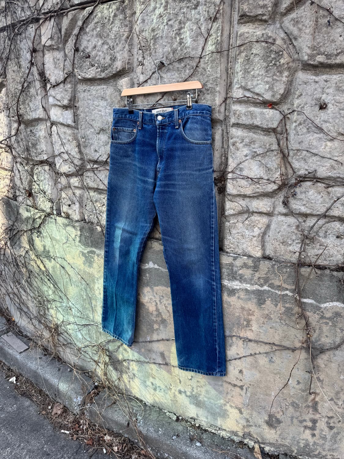 00s 리바이스 빈티지 517 부츠컷 워싱 데님 팬츠  상품이미지3