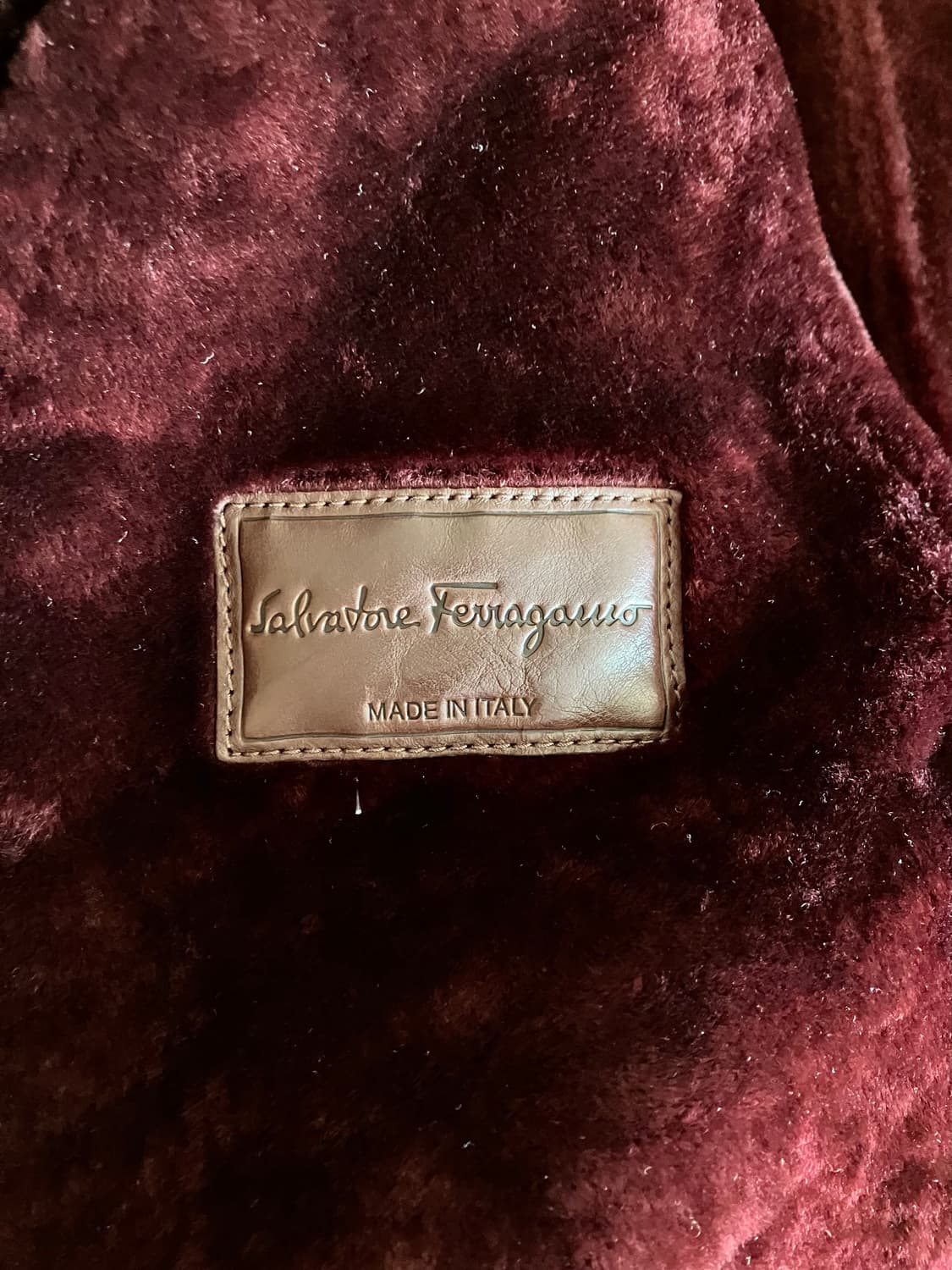 페라가모 무스탕 롱코트 상품이미지7