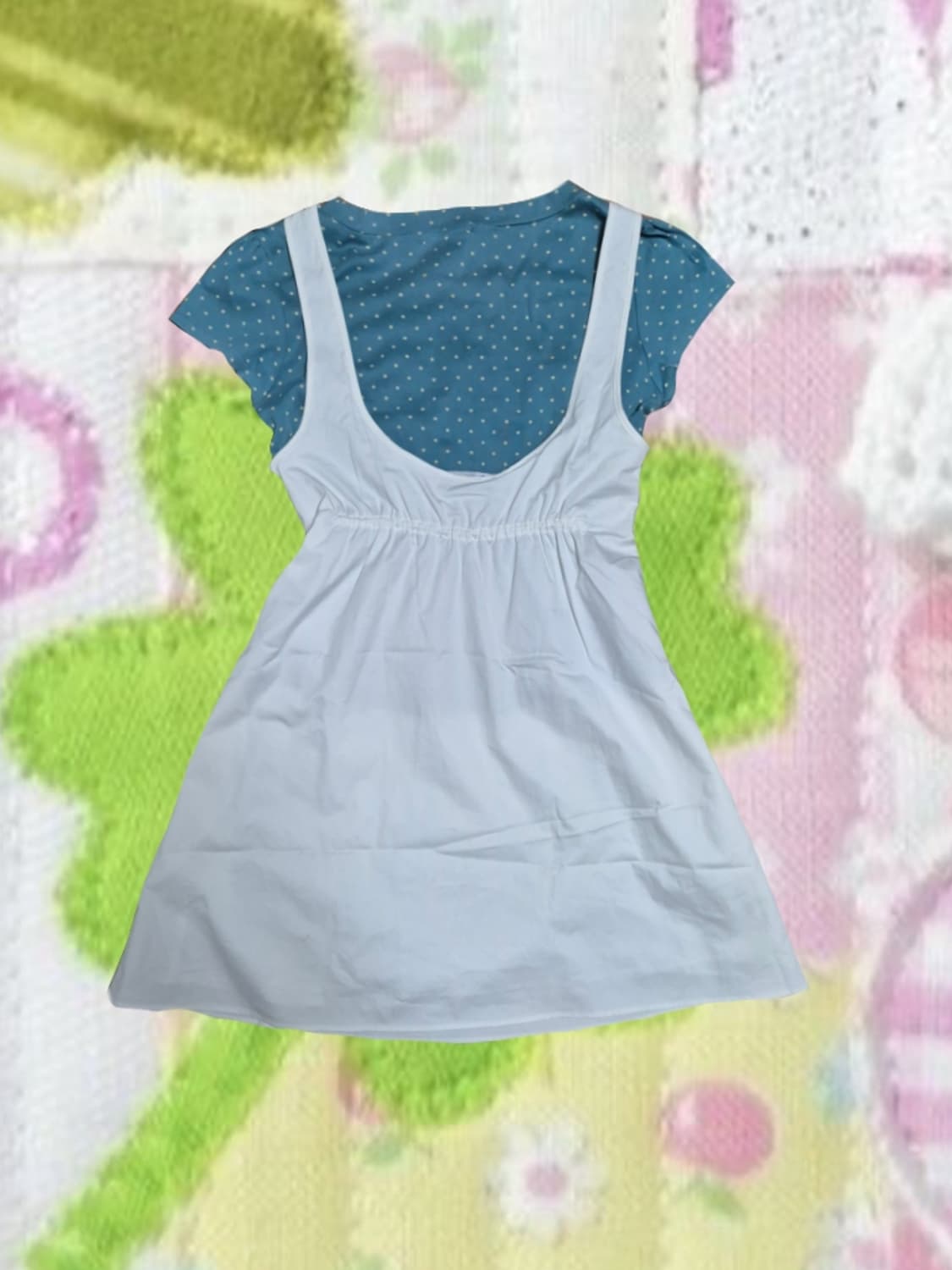 빈티지 ZARA 자라 화이트 미니 원피스 상품이미지2