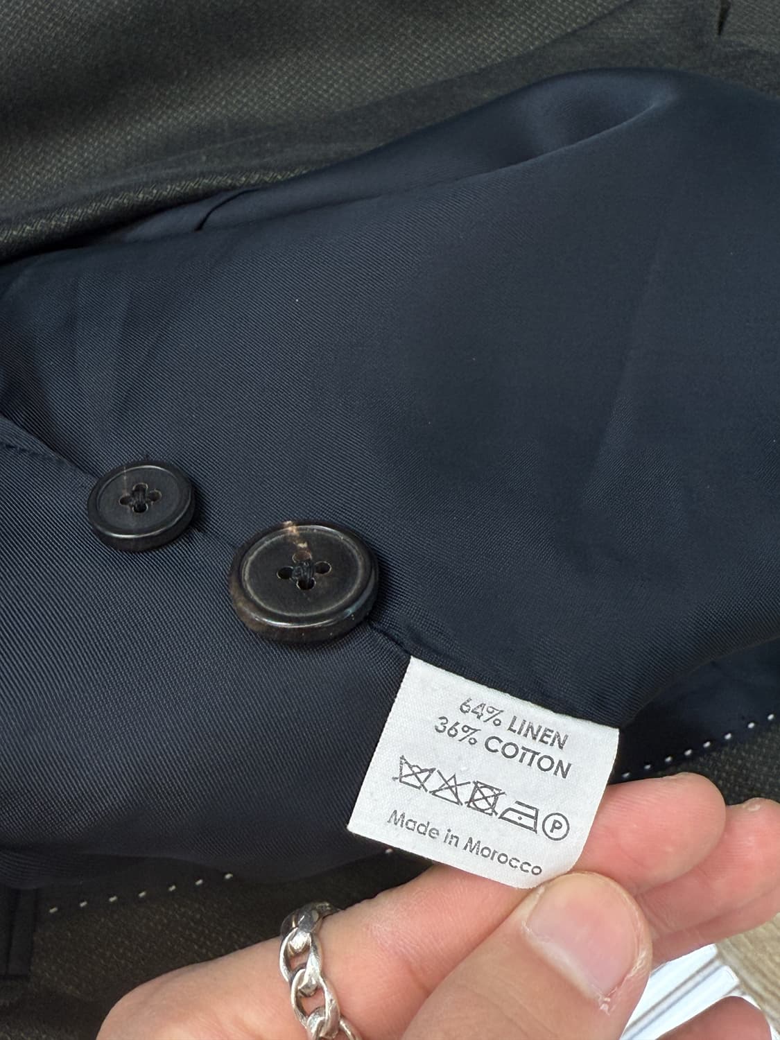 드리스반노튼 투버튼 리넨 블레이저 자켓 상품이미지5