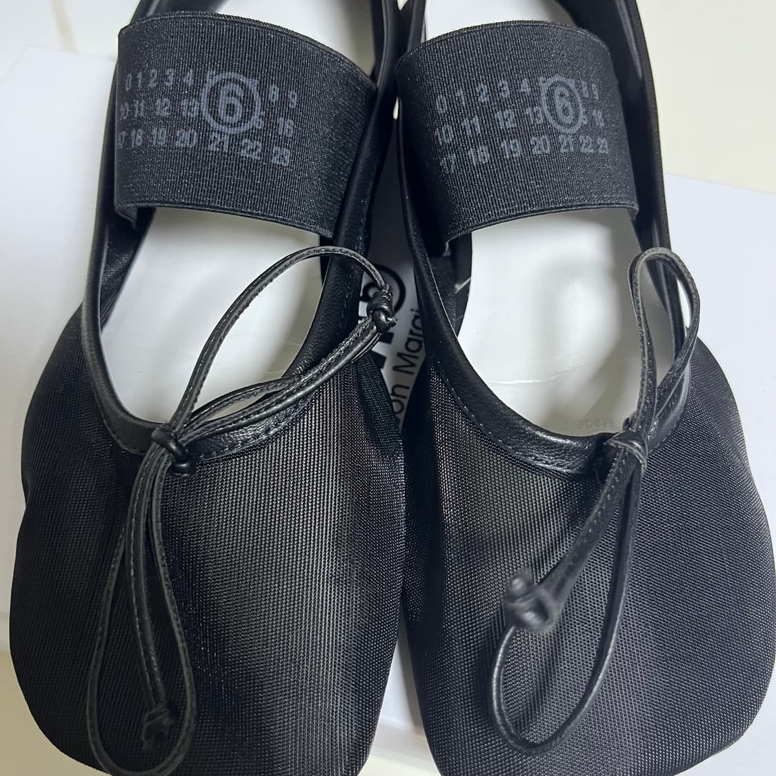 (37.5) mm6 마르지엘라 타비 메쉬 플랫 상품이미지5