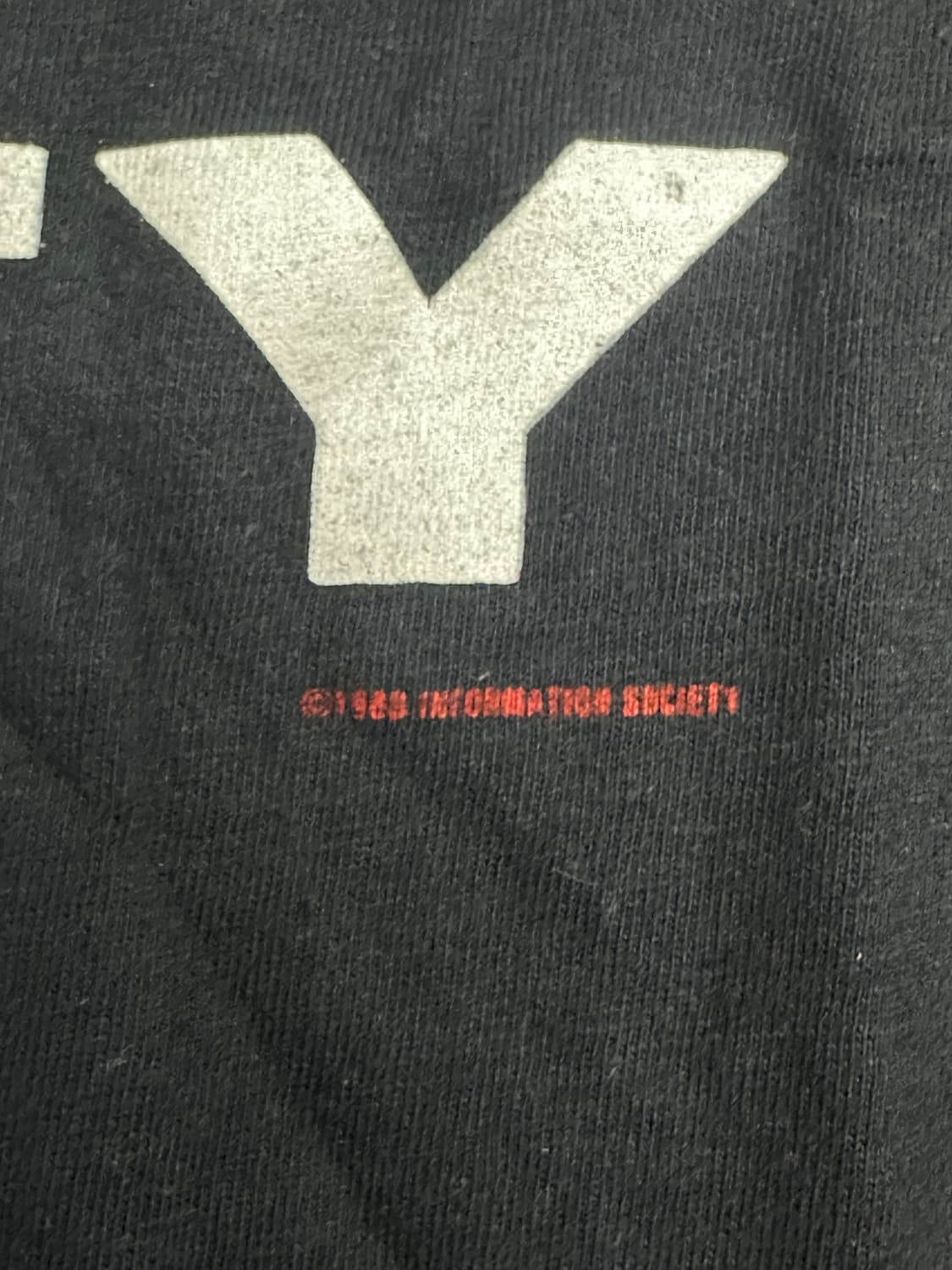 1988' Information Society 앨범 티셔츠 M 상품이미지4