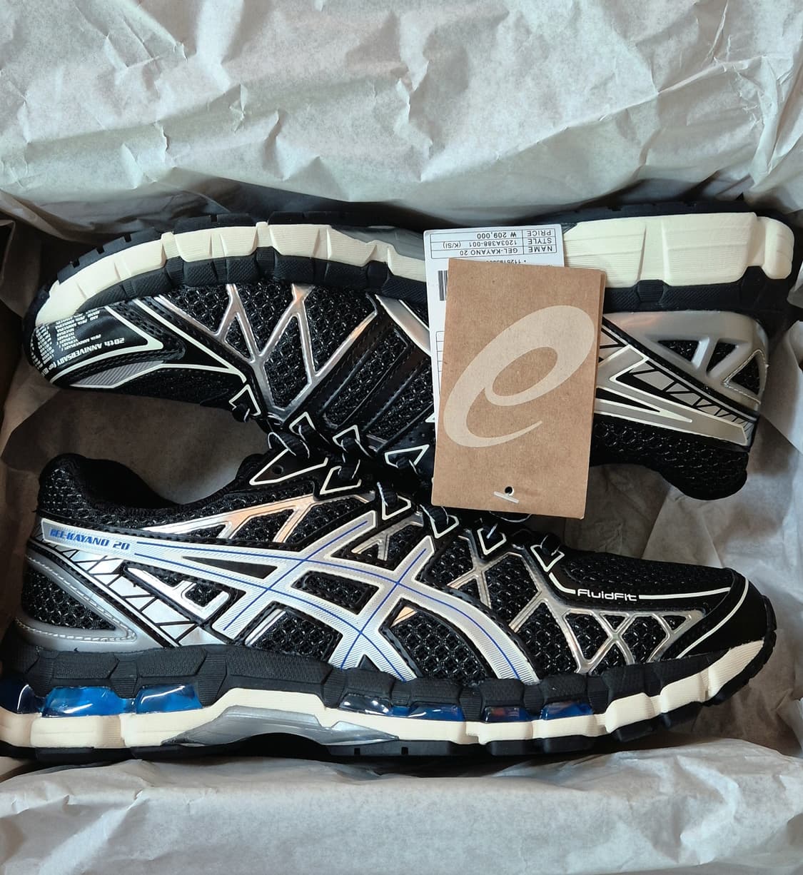 [270] 아식스 젤카야노 20 블랙 퓨어 실버 상품이미지4