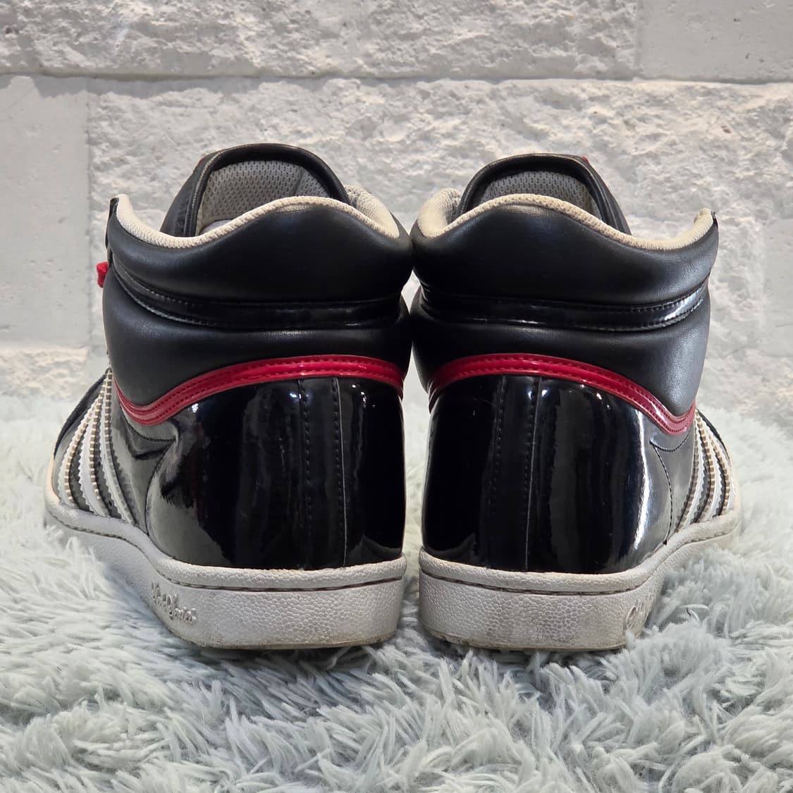 1a-28:아디다스 슬릭 시리즈 하이 블랙 레드 250mm 상품이미지3