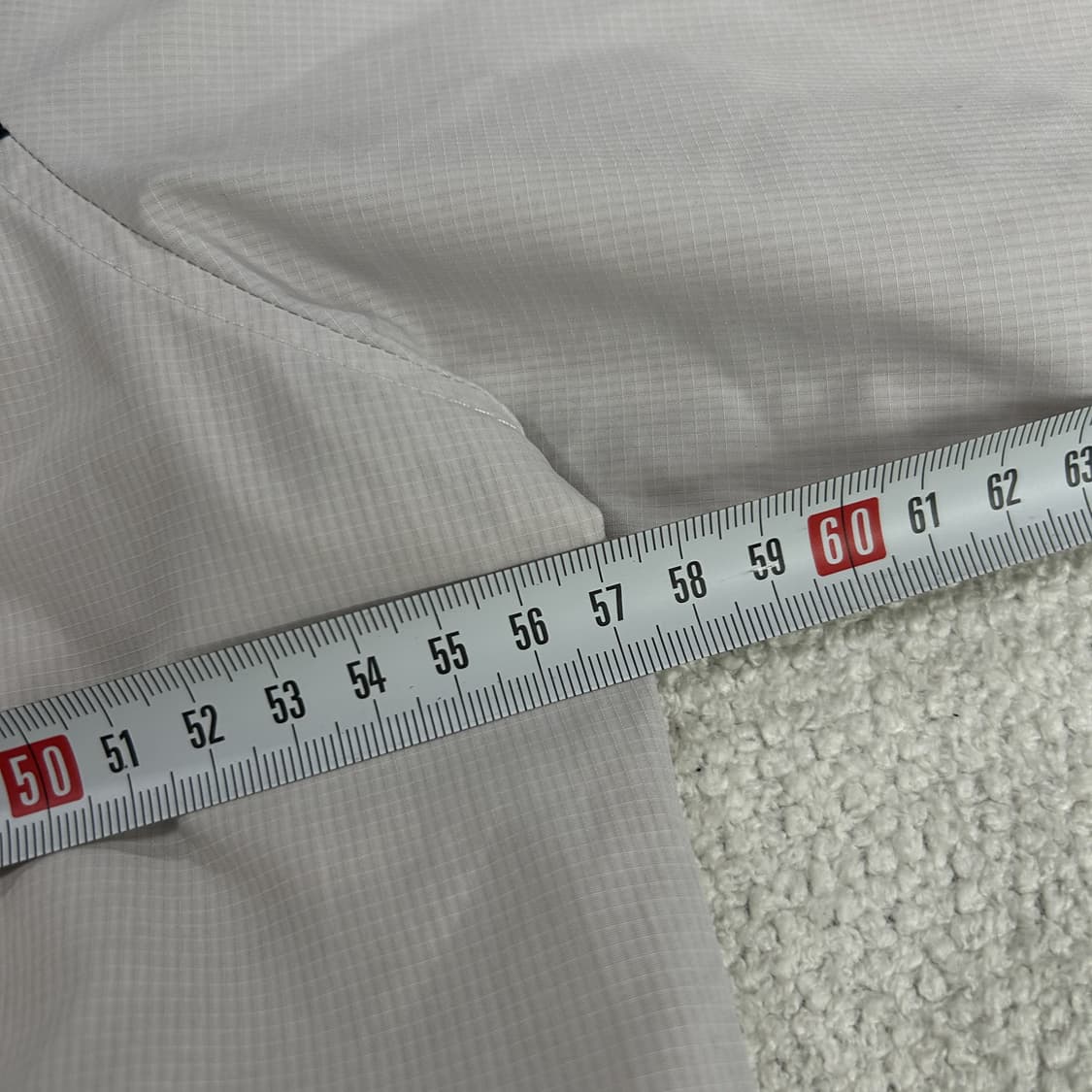 나이키 에어 블랙/화이트 아노락 후드 바람막이 L 상품이미지4