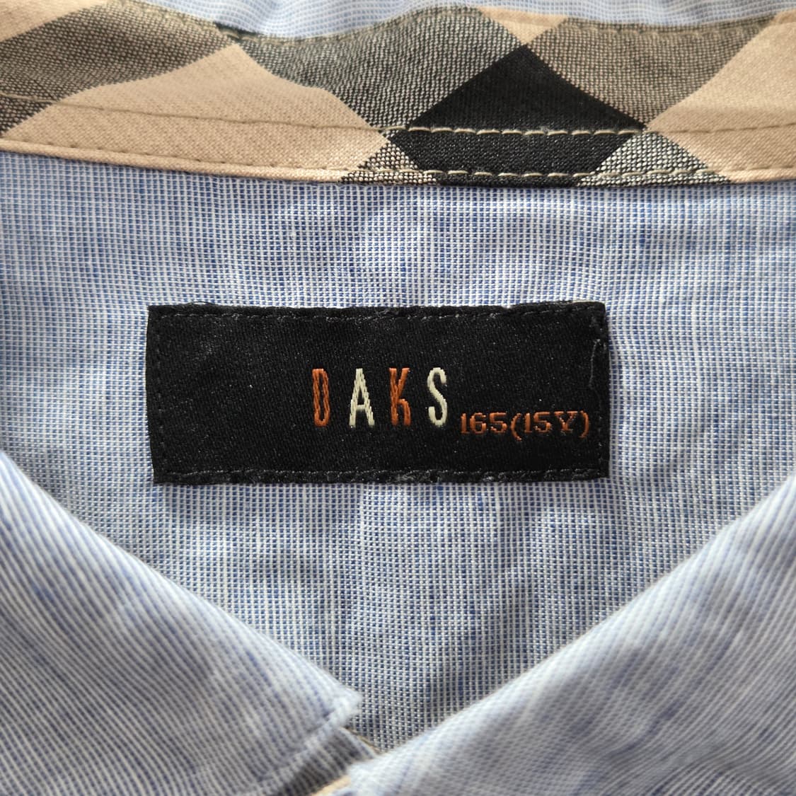 닥스 키즈 린넨 블랜드 7부 셔츠 165/15Y 상품이미지3