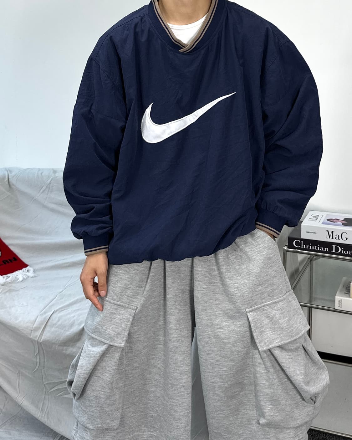 나이키 빅스우시 네이비 웜업 L 상품이미지2