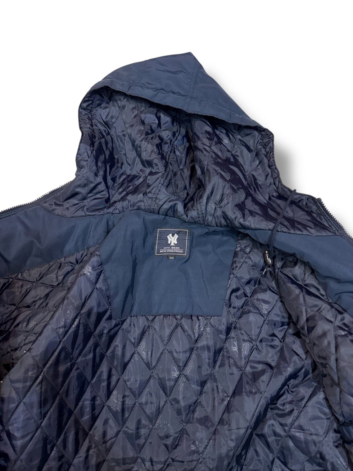 90s 시티웨어 뉴욕 프레스 후드 자켓 (L)  상품이미지5