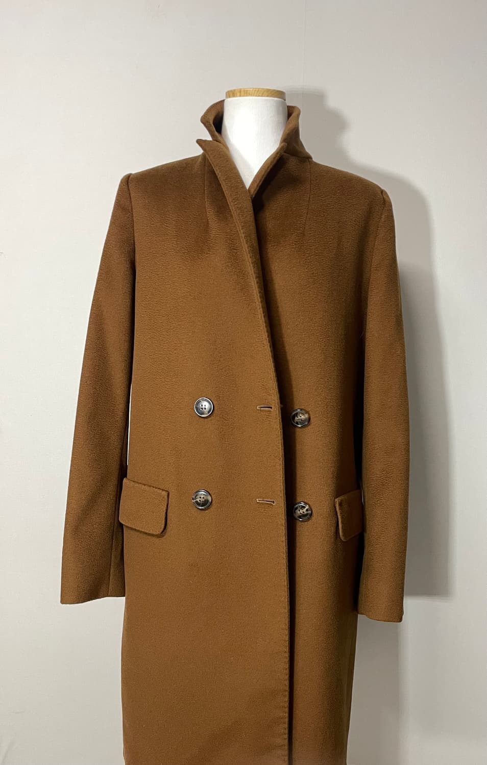 막스마라 더블브레스티드 브라운 카멜 코트 상품이미지1