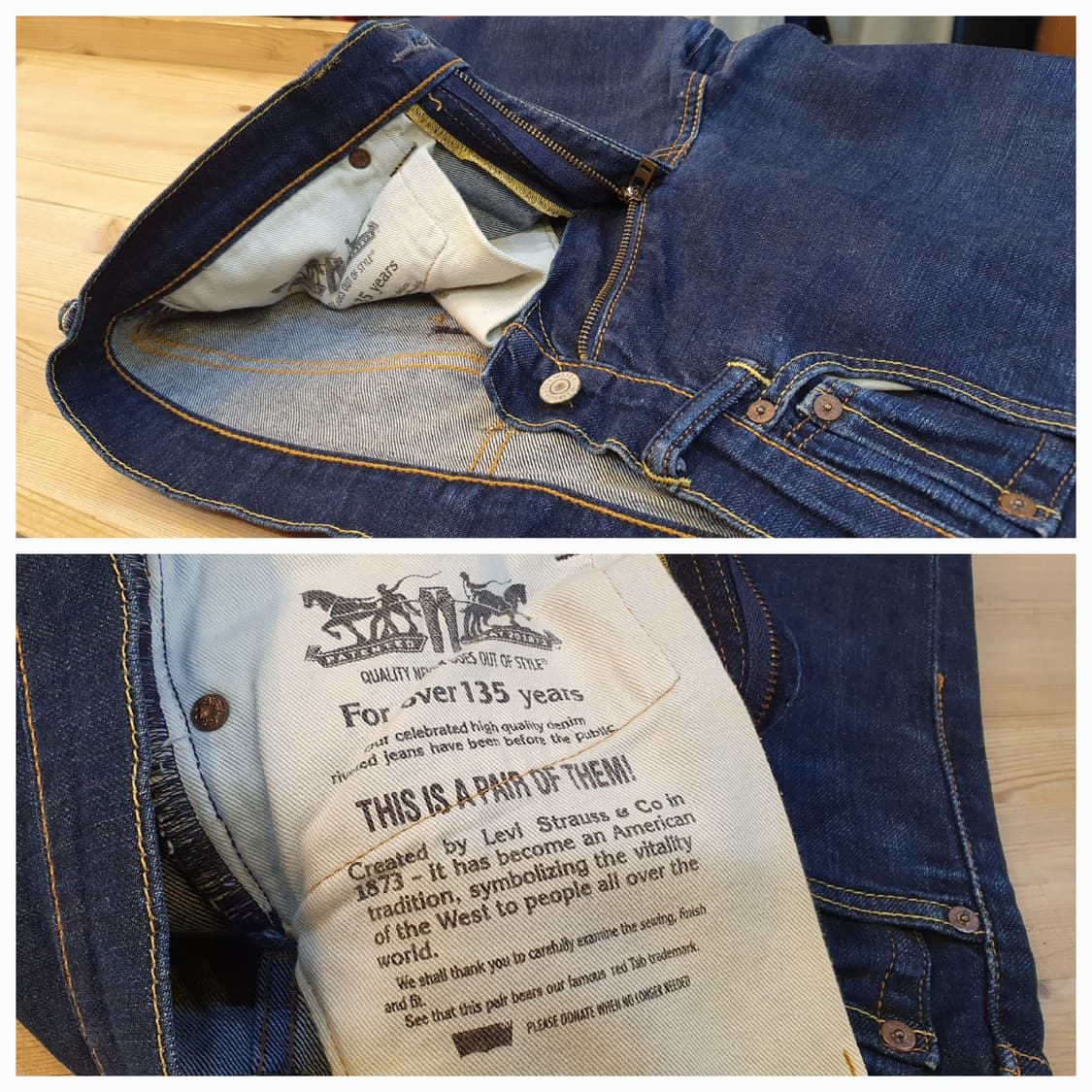 허리30/리바이스510 청바지 상품이미지5