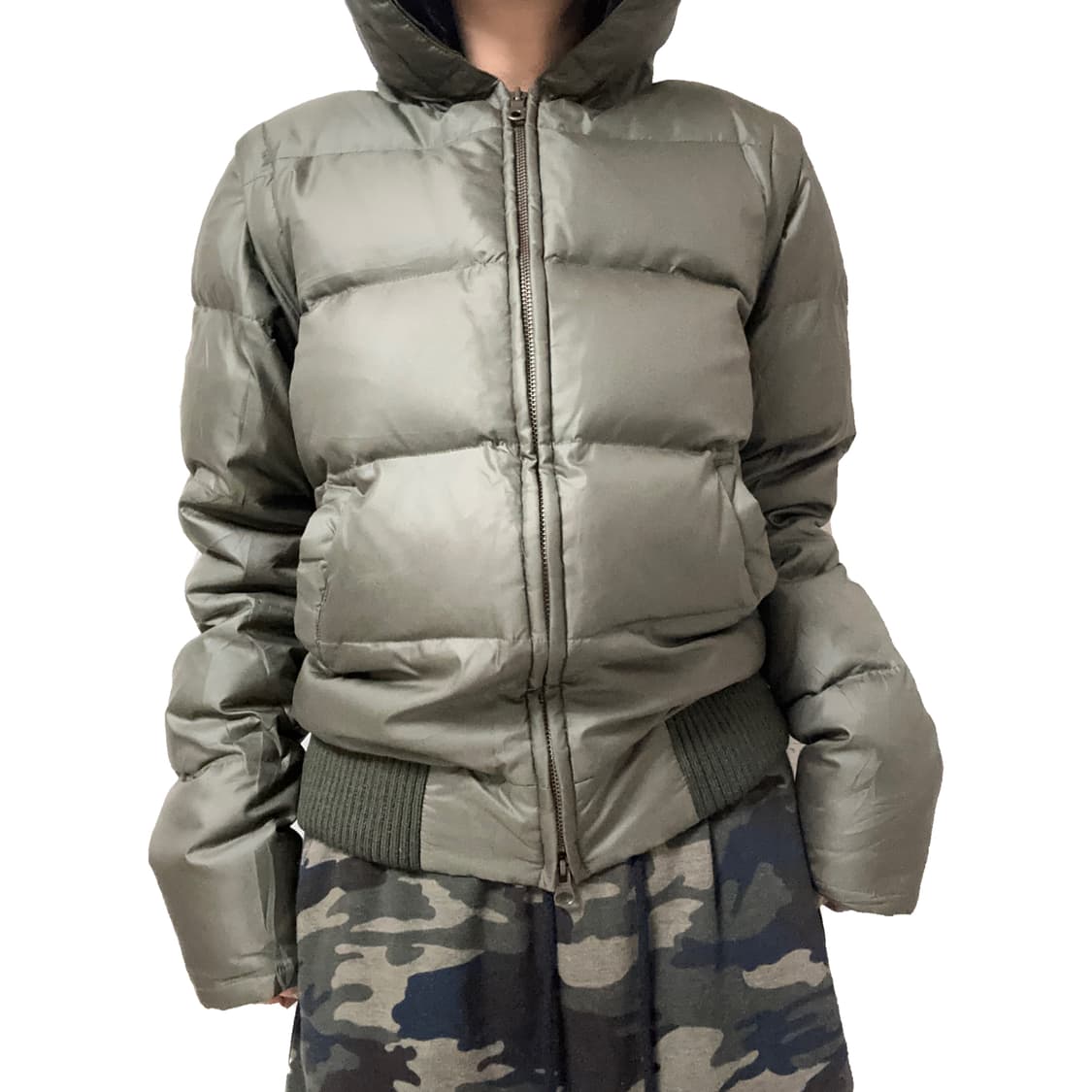 카키 투웨이 패딩 상품이미지2