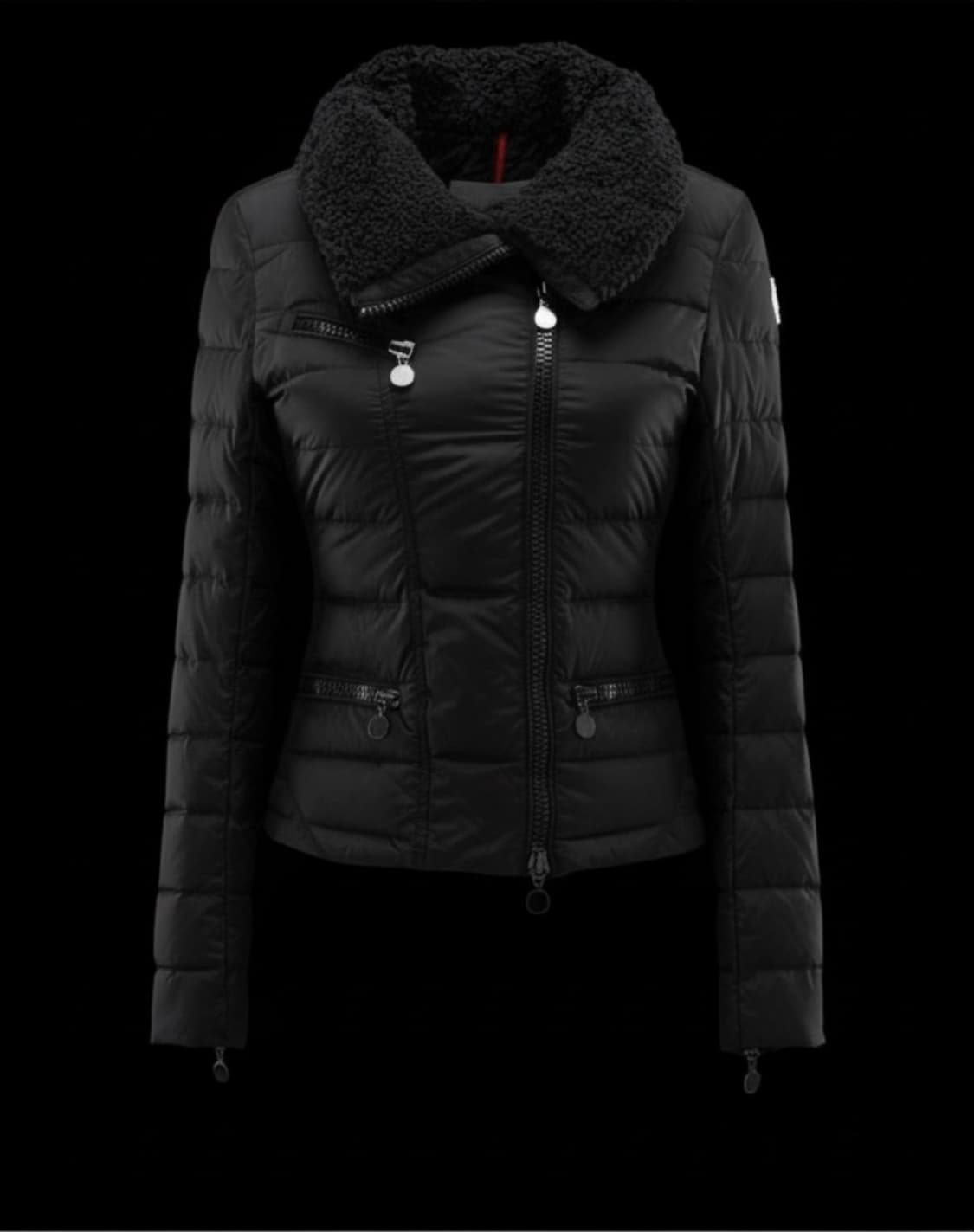 몽클레르 몽클레어 프레네 블랙 양털 카라 다운패딩(2(44~55) 상품이미지1