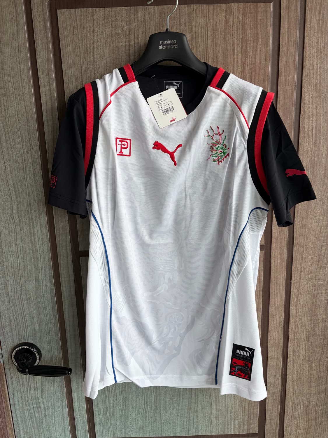 새상품(M,L) 오버더피치x푸마 헤리티지 져지 어웨이 상품이미지3