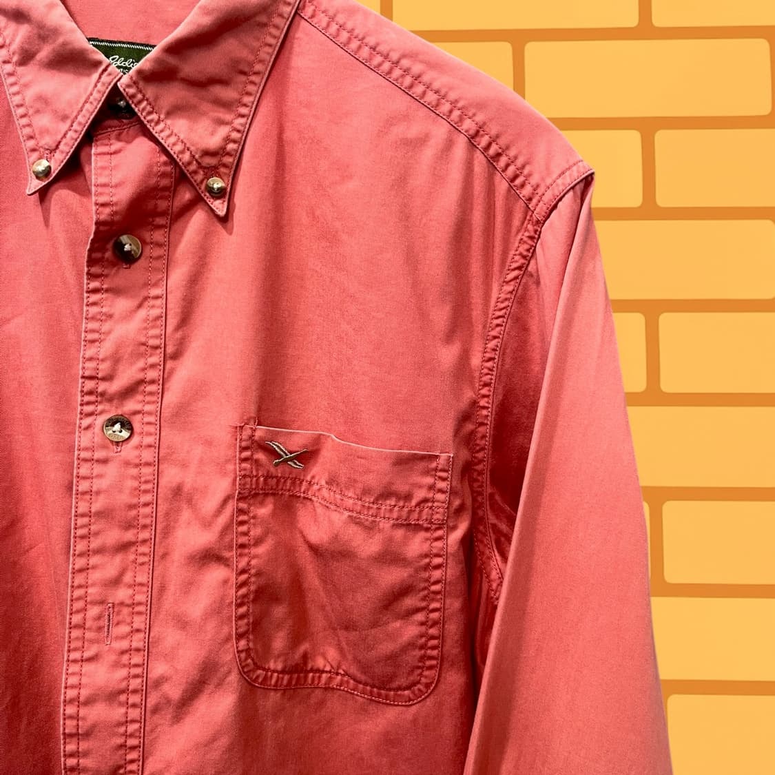 에디바우어 빈티지 코튼 셔츠 (M) 상품이미지3