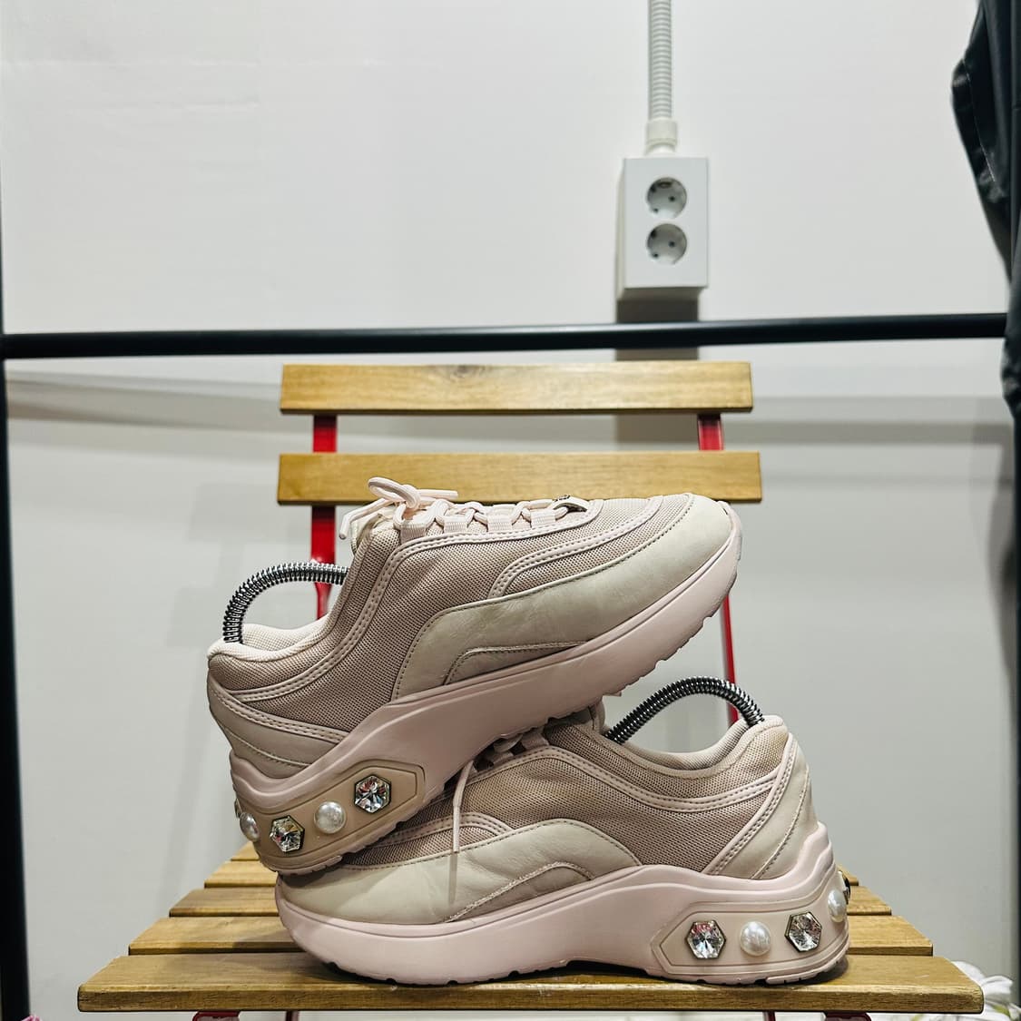 230) 슈콤마보니 운동화 여성 여자 신발 큐빅 장식 상품이미지7