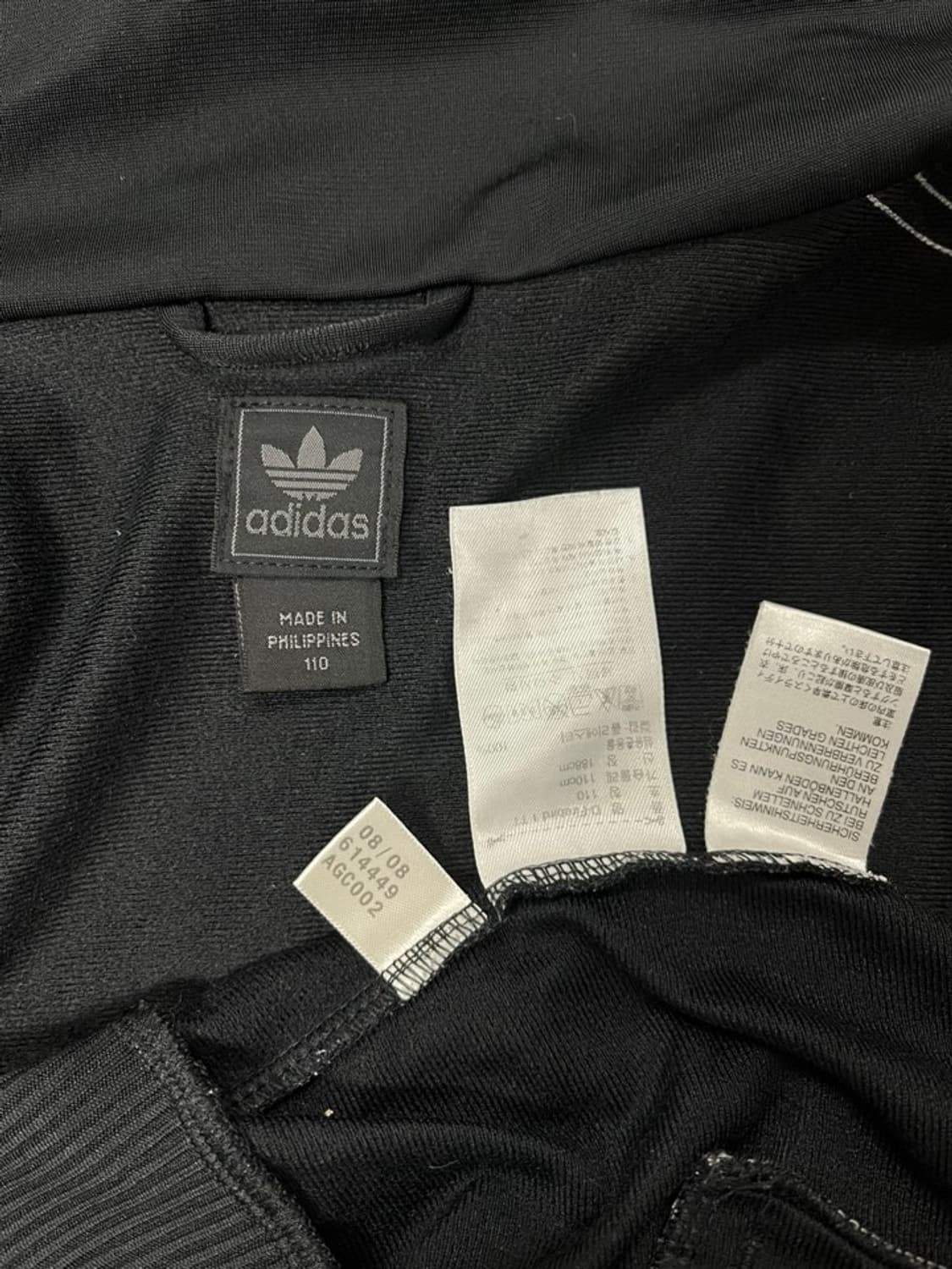 아디다스 파이어버드 져지/블랙실버/#3550 상품이미지7