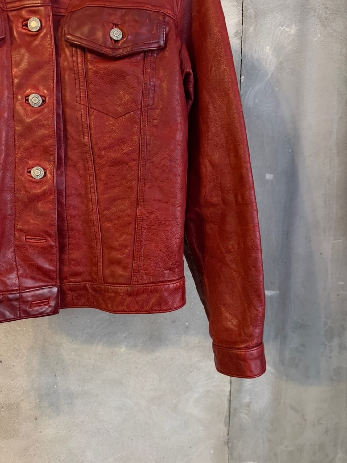 GAP 갭 레더 자켓 55~66 상품이미지7