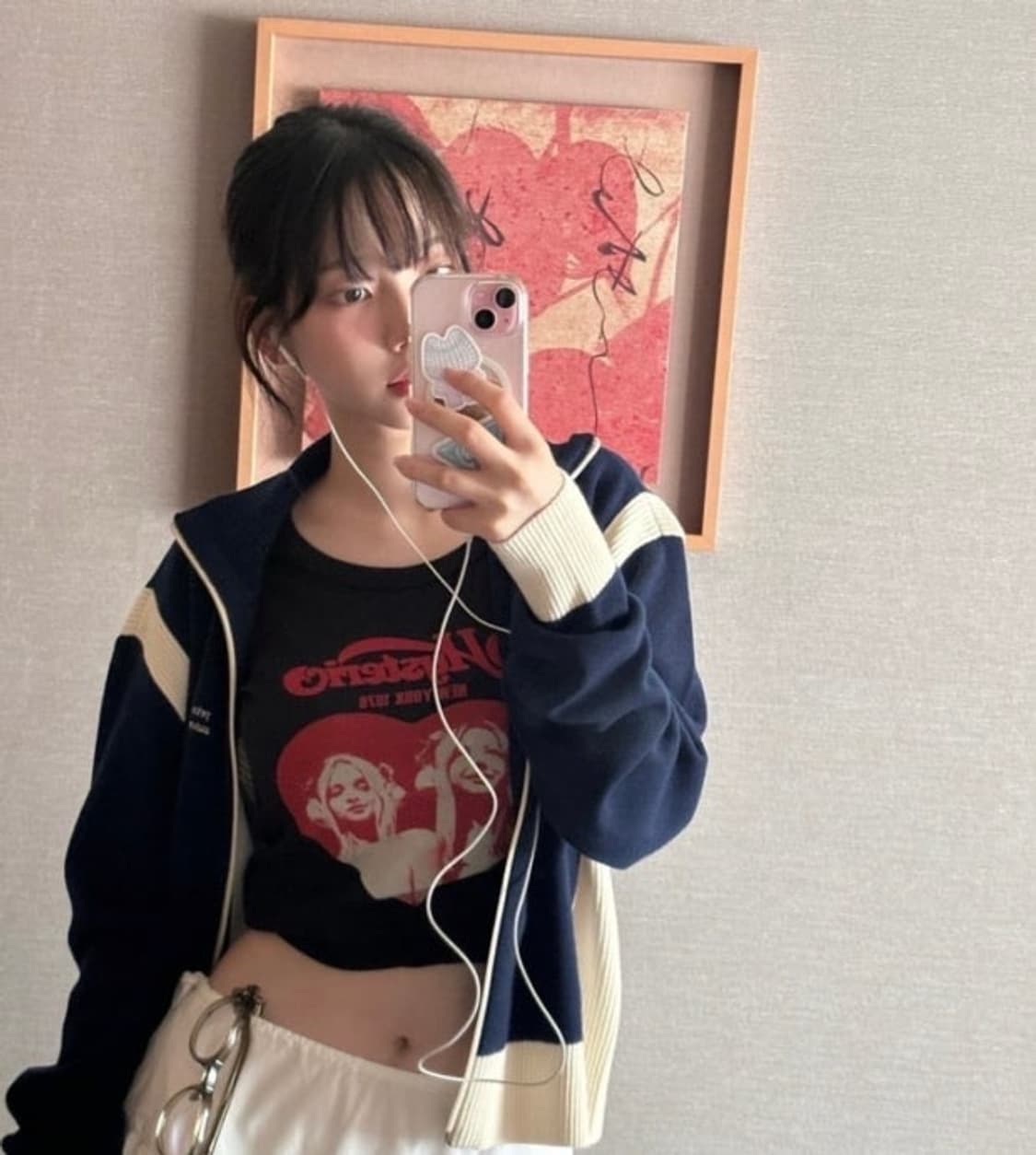 [카리나 착용/미개봉새상품] 히스테릭글래머 하트 치비 티셔츠 상품이미지1