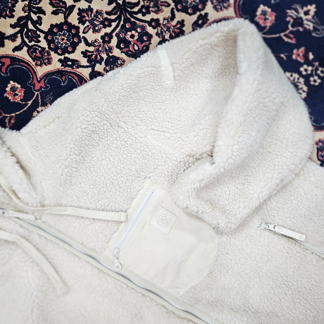 컬럼비아 22FW 코듀로이 포켓 뽀글이 후드 플리스 자켓 XL size 상품이미지2